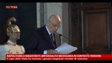 11/06/2013 - Napolitano a magistrati: imparzialità necessaria