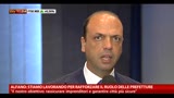 13/06/2013 - Alfano: stiamo lavorando per rafforzare il ruolo prefetture
