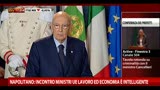 14/06/2013 - Napolitano: Incontro tra i Ministri UE è intelligente