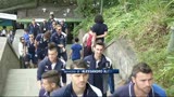 14/06/2013 - Rio de Janeiro, gli Azzurri sul Cristo del Corcovado