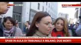Sparatoria Tribunale di Milano