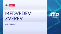 Atp Finals: Medvedev-Zverev 7-6, 6-4. Highlights