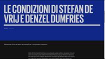 Inter, risentimento per de Vrij e Dumfries: out 20 giorni
