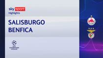Salisburgo-Benfica 1-3: gol e highlights
