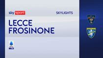 Lecce-Frosinone 2-1: gol e highlights