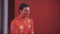 Sainz e la nuova Ferrari: 