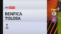 Benfica-Tolosa 2-1: gol e highlights