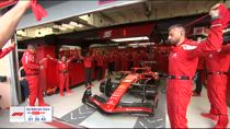 Ferrari, il GP dei meccanici: riscaldamento pre gara