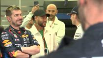 Bahrain, Neymar ospite nel box di Verstappen