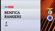 Benfica-Rangers 2-2: gol e highlights