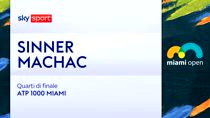 ATP Miami, Sinner-Machac 6-4, 6-2: gli highlights
