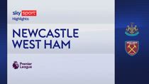 Newcastle-West Ham 4-3: gol e highlights