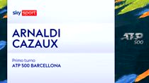 Barcellona, Cazaux si ritira: avanza Arnaldi. Highlights