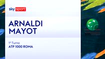 ATP Roma: Arnaldi-Mayot 3-6, 7-5, 6-4. Highlights
