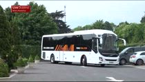 Finale Europa League: l'Atalanta arriva in hotel a Dublino