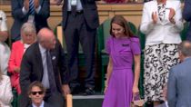 Wimbledon, la principessa Kate sugli spalti per la finale