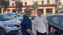 Bari, Kevin Lasagna ha raggiunto il ritiro