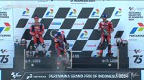 Martin vince in Indonesia: il podio con Acosta e Bagnaia