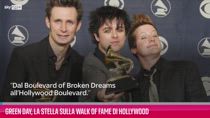 VIDEO Green Day, la stella sulla Walk of Fame di Hollywood