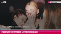 VIDEO Mara Sattei si sposa con Alessandro Donadei