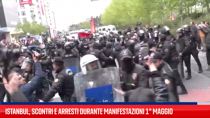 Istanbul, scontri e arresti durante manifestazioni 1 maggio 