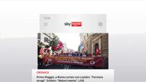 I titoli di Sky TG24 del primo maggio 2025, edizione ore 13