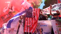 Primo maggio, a Torino bruciate bandiere Usa, Israele e Ue