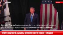 Trump, Università Alabama: discorso contro giudici e Harvard