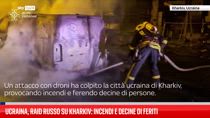 Ucraina, raid russo su Kharkiv: incendi e decine di feriti 