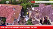 Usa, aereo cade su quartiere in California: 3 vittime
