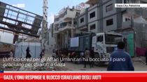 Gaza, l'Onu respinge il blocco israeliano degli aiuti