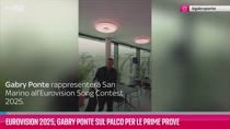 VIDEO Eurovision 2025, Gabry Ponte sul palco per le prove