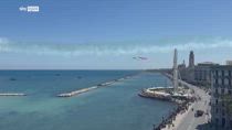 Frecce Tricolori, formazione ridotta a Bari per San Nicola