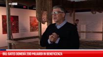 Bill Gates donerà 200 miliardi in beneficenza