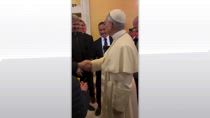 Visita a sorpresa del Papa a Sant'Uffizio dove viveva