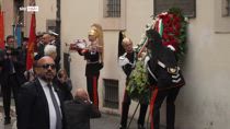Mattarella depone corona in memoria di Aldo Moro