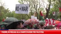 Madrid, in migliaia alla manifestazione pro Palestina 
