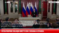 Putin propone colloqui diretti con l’Ucraina a Istanbul