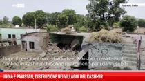 India e Pakistan, distruzione nei villaggi del Kashmir
