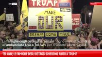 Tel Aviv, le famiglie degli ostaggi chiedono aiuto a Trump 
