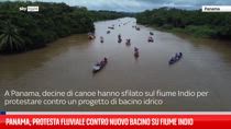 Panama, protesta fluviale contro nuovo bacino su fiume Indio