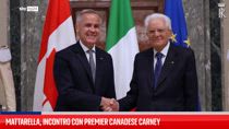 Mattarella, incontro con premier canadese Carney