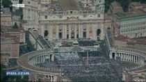 Messa insediamento Papa, le immagini di San Pietro dall'alto