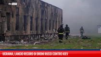 Ucraina, lancio record di droni russi contro Kiev