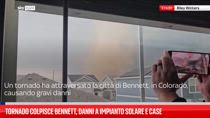Tornado colpisce Bennett, danni a impianto solare e case
