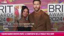 VIDEO Calvin Harris e Vick Hope diventano genitori