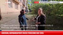 Kherson, bombardamenti russi feriscono due civili
