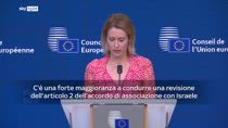 Kallas: pressione su Israele, sì a revisione accordo Ue