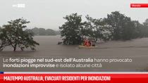 Maltempo Australia, evacuati residenti per inondazioni
