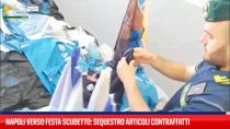 Napoli verso festa scudetto: sequestro articoli contraffatti